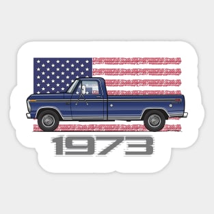 blue 1973 Sticker